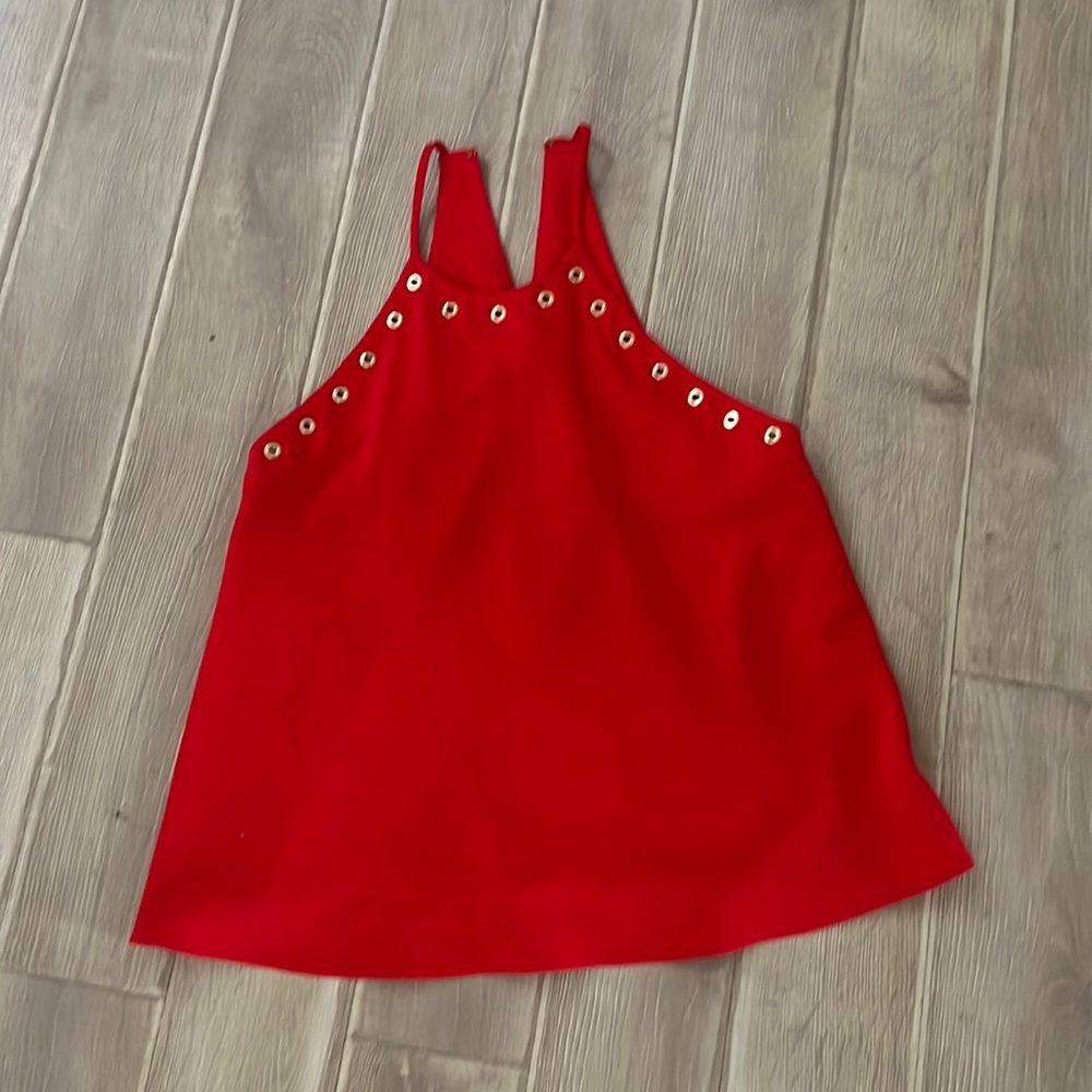 Amanda Uprichard Small Red Shirt very good condition